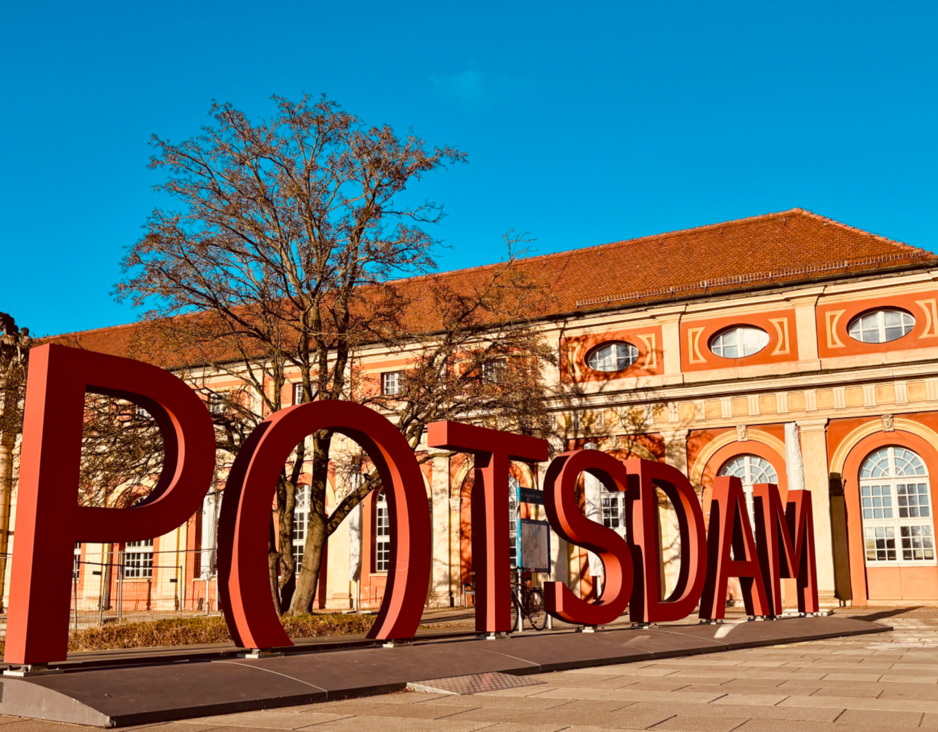 Schriftzug Potsdam Bild Stadt Potsdam mit Potsdam-Schriftzug